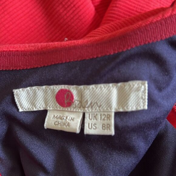 NWOT Boden Mia Ottoman Dress in Pop Peony Sz 8 - Picture 9 of 9